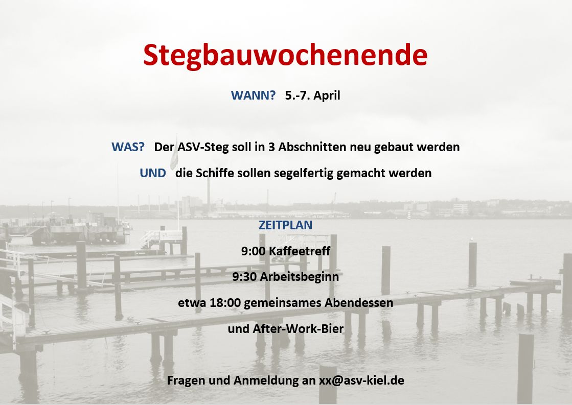 Stegbau Flyer 1